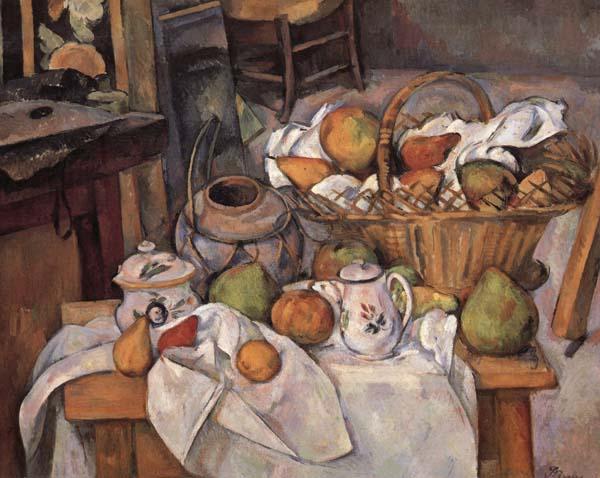 Paul Cezanne Still Life with Ginger Pot China oil painting art